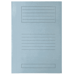 LEIZER ΦΑΚΕΛΟΣ ΧΩΡΙΣ ΑΥΤΙΑ ΜΑΝΙΛΑ 25x35cm ΜΠΛΕ